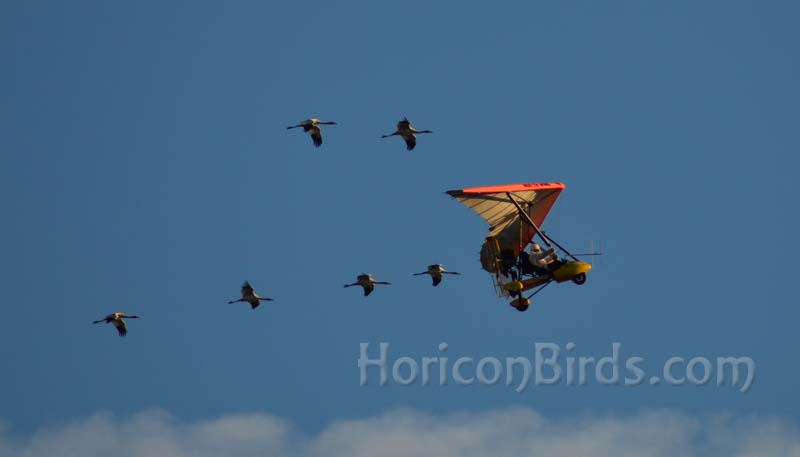 Pilot Richard van Heuvelen departs Pecatonica, Illinois on 12 October 2012.  Photo by Pam Rotella