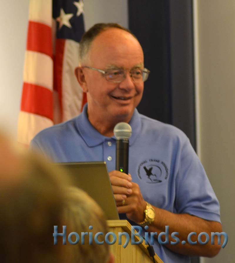 Dr. Archibald speaking at Horicon, 12 July 2012, photo by Pam Rotella