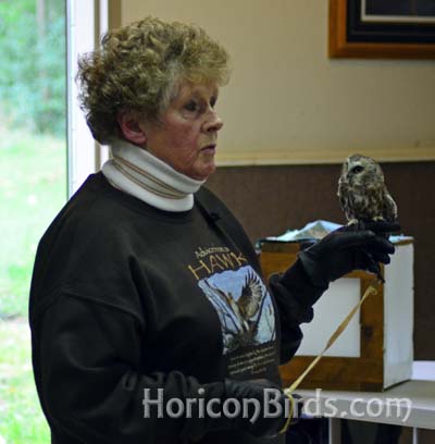 Pat Fisher of The Feather Rehabilitation Center, photo by Pam Rotella