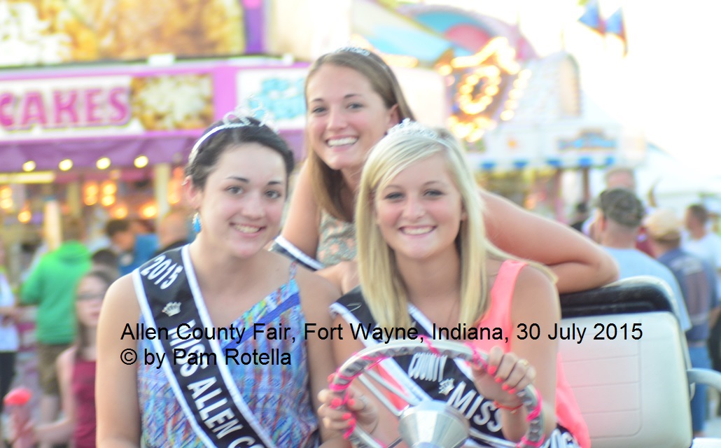 Overexposed photo of Indiana pageant winners, photo by Pam Rotella