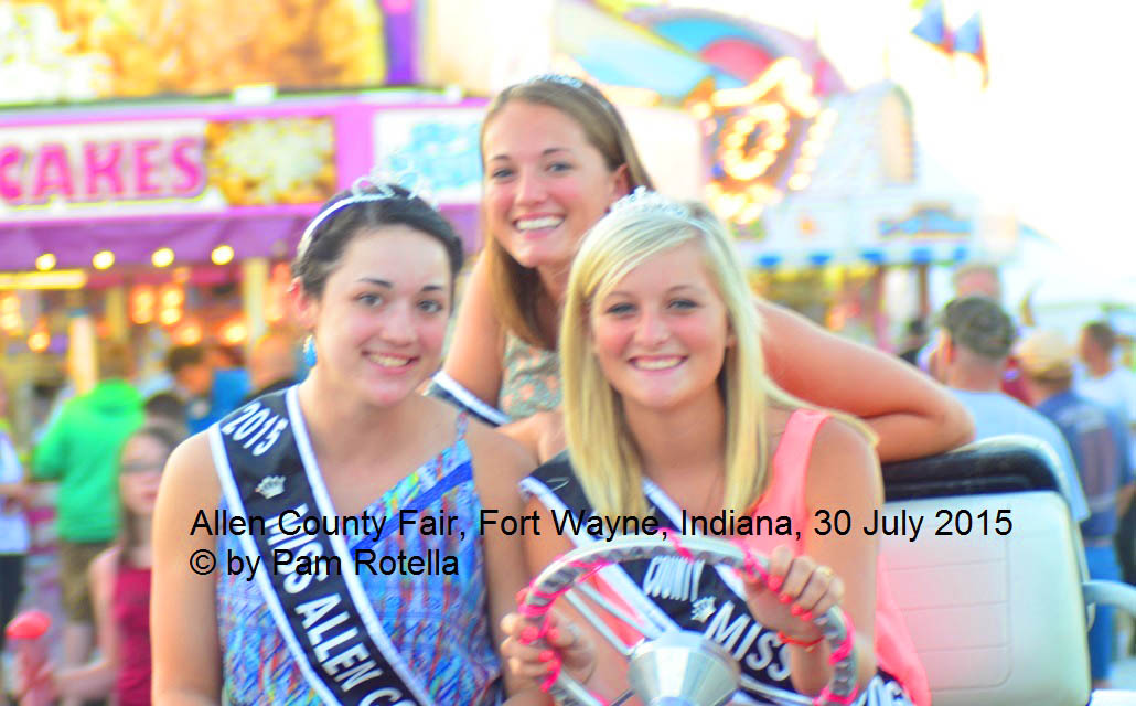 Saturation boosted on picture of Indiana pageant winners, photo by Pam Rotella